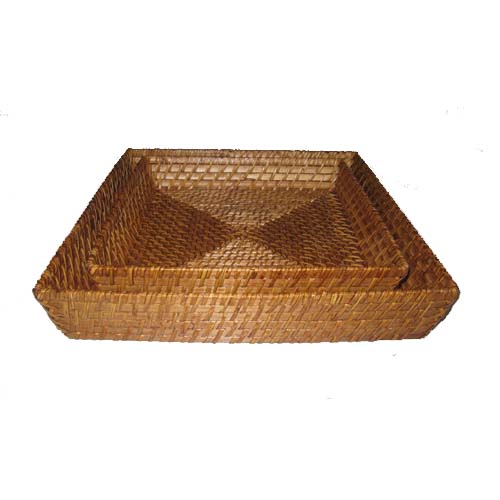 Rattan tray