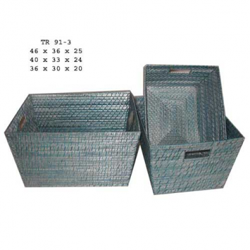 Bamboo & rattan basket