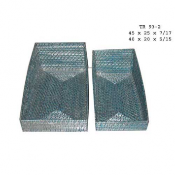 Bamboo & rattan tray