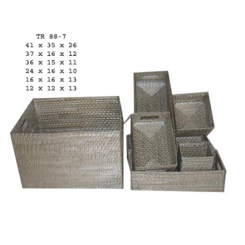 bamboo & rattan basket