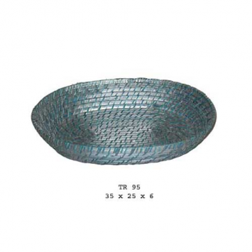 Bamboo & rattan tray