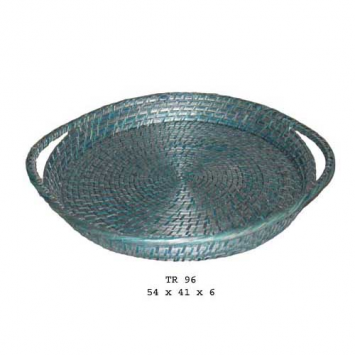 Bamboo & rattan tray