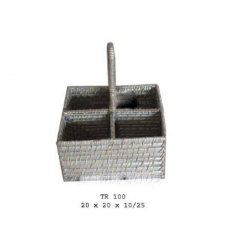 bamboo & rattan basket